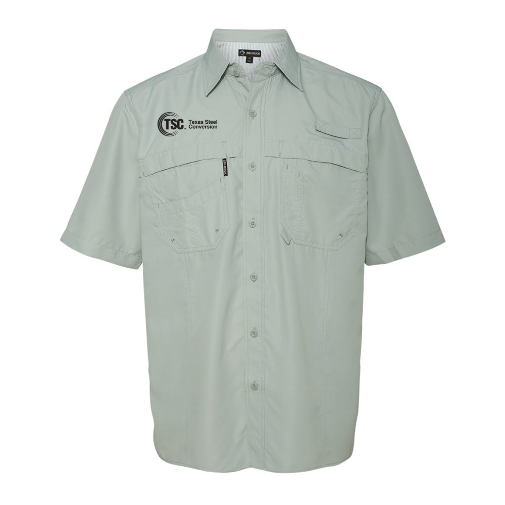 Dri Duck Men's Fishing Shirt - Fog – Texas Steel Corporation Store